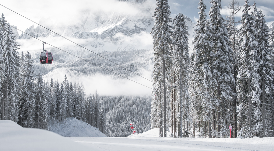 돌로미티의 겨울을 느껴보며