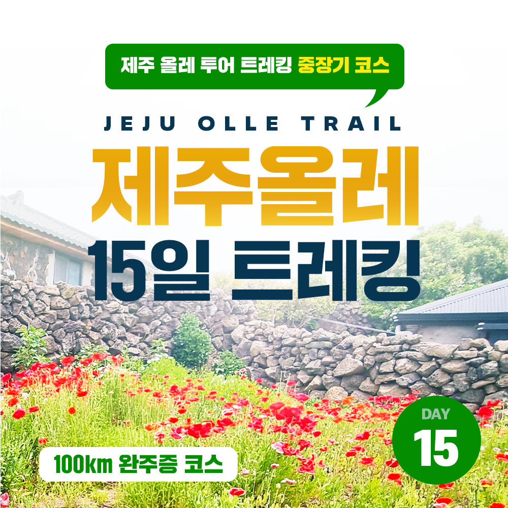 제주 올레 트레킹 15일 투어